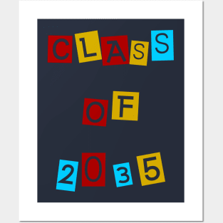 Class Of 2035 Shirt Pre-K Graduate Preschool Graduation Posters and Art